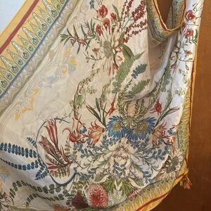 Gorgeous silk Johnny Was scarf